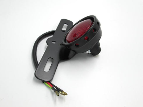 Stop calavera para motos circular con portaplaca trasera